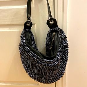 DVF Stephanie Hobo in Oil Slick colour